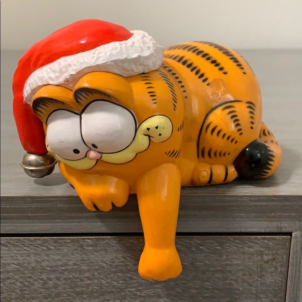 Vintage Garfield Christmas Stocking Hanger
